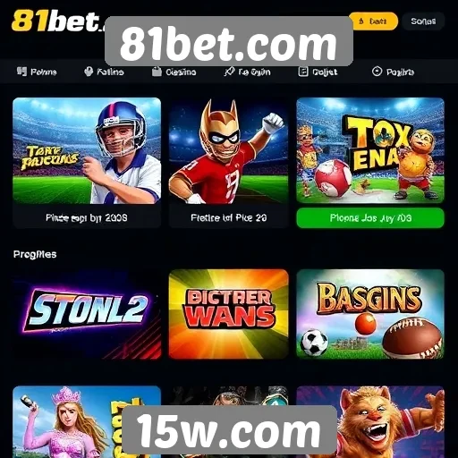 Oferta de jogos distintos na plataforma 81bet.com